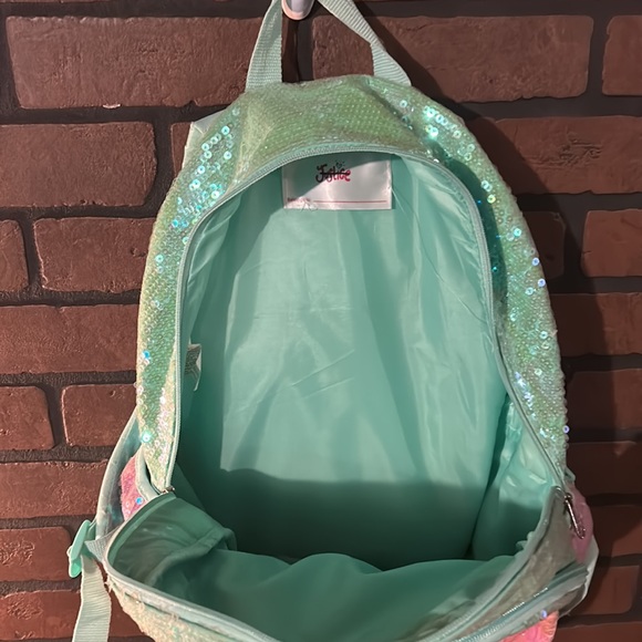 Sparkling sequin Justice Backpack - Picture 6 of 7